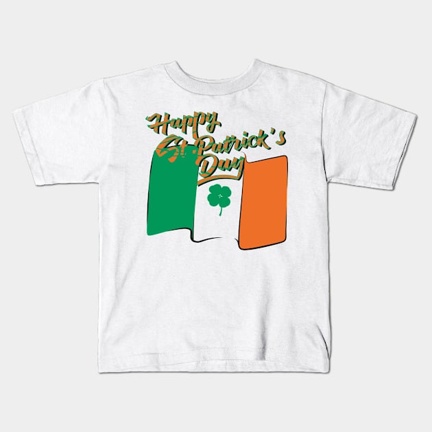 St. Patrick's Day Kids T-Shirt by BroxArtworx